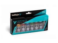 Vallejo Model Color Paint Set: Wargames Basics (8 frger)