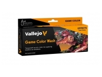 Vallejo Game Color Paint Set: Wash (8 frger)